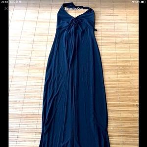 Robin Piccone black halter dress large